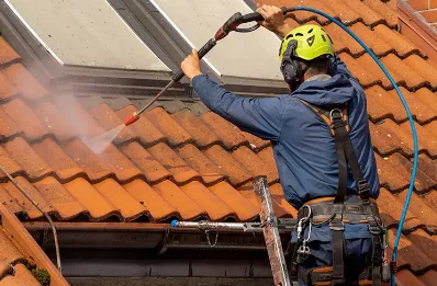 Démoussage et hydrofuge de toiture à Journans